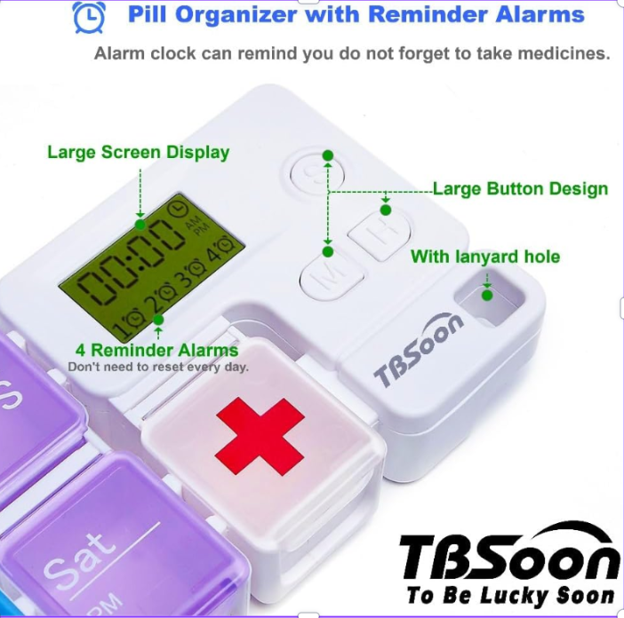 pastillero inteligente con alarma
