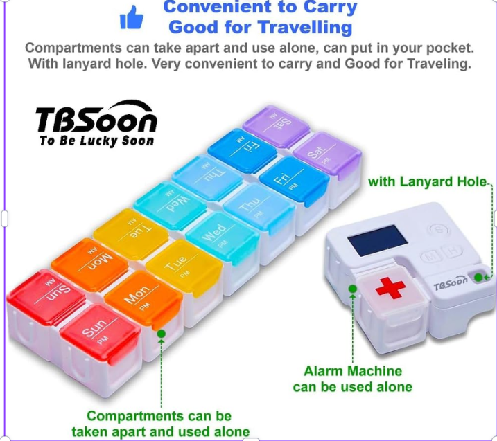 pastillero inteligente con alarma